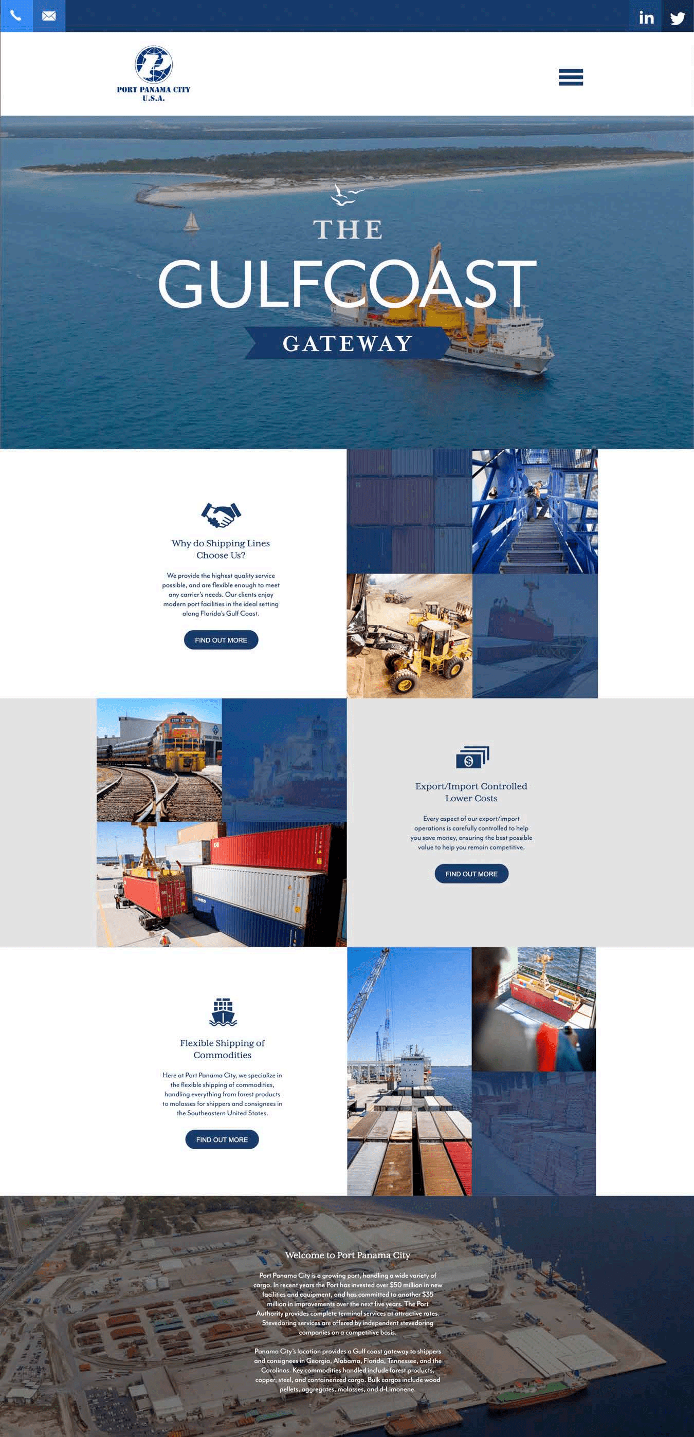 Port Panama City Web Design