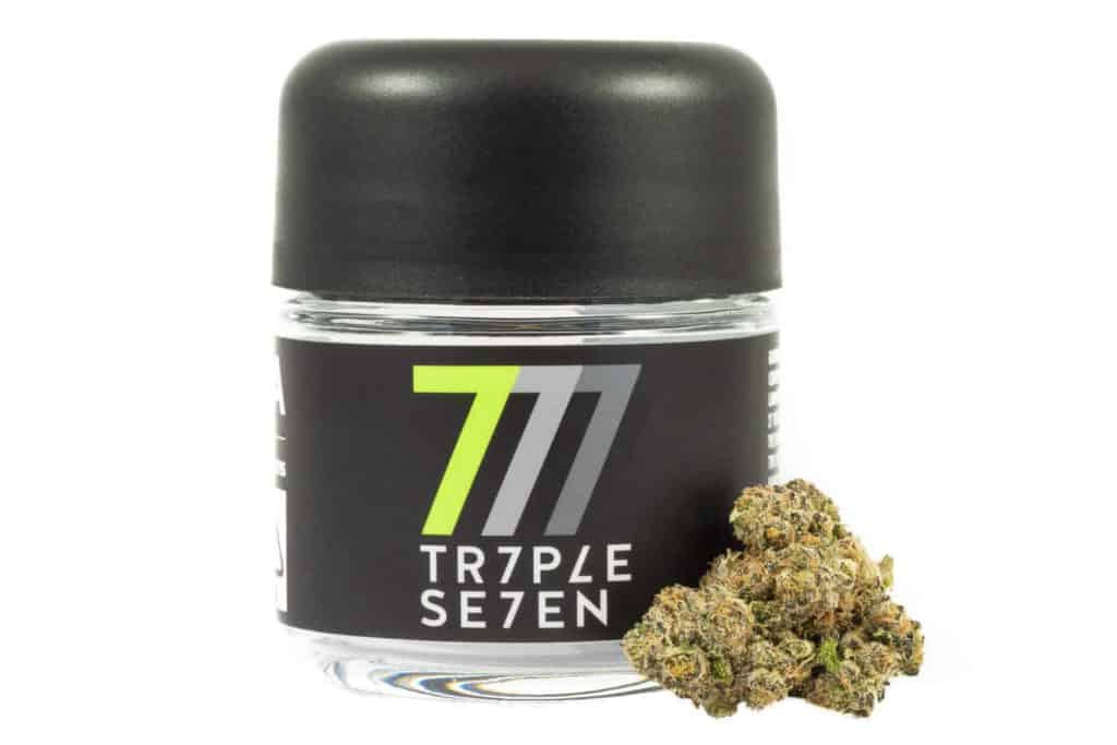 Cannabis brand called tripple seven